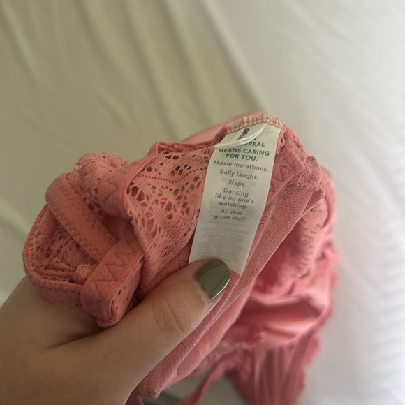 NWT AERIE LACEY BODYSUIT FULL BUTT COVERAGE - Picture 7 of 9